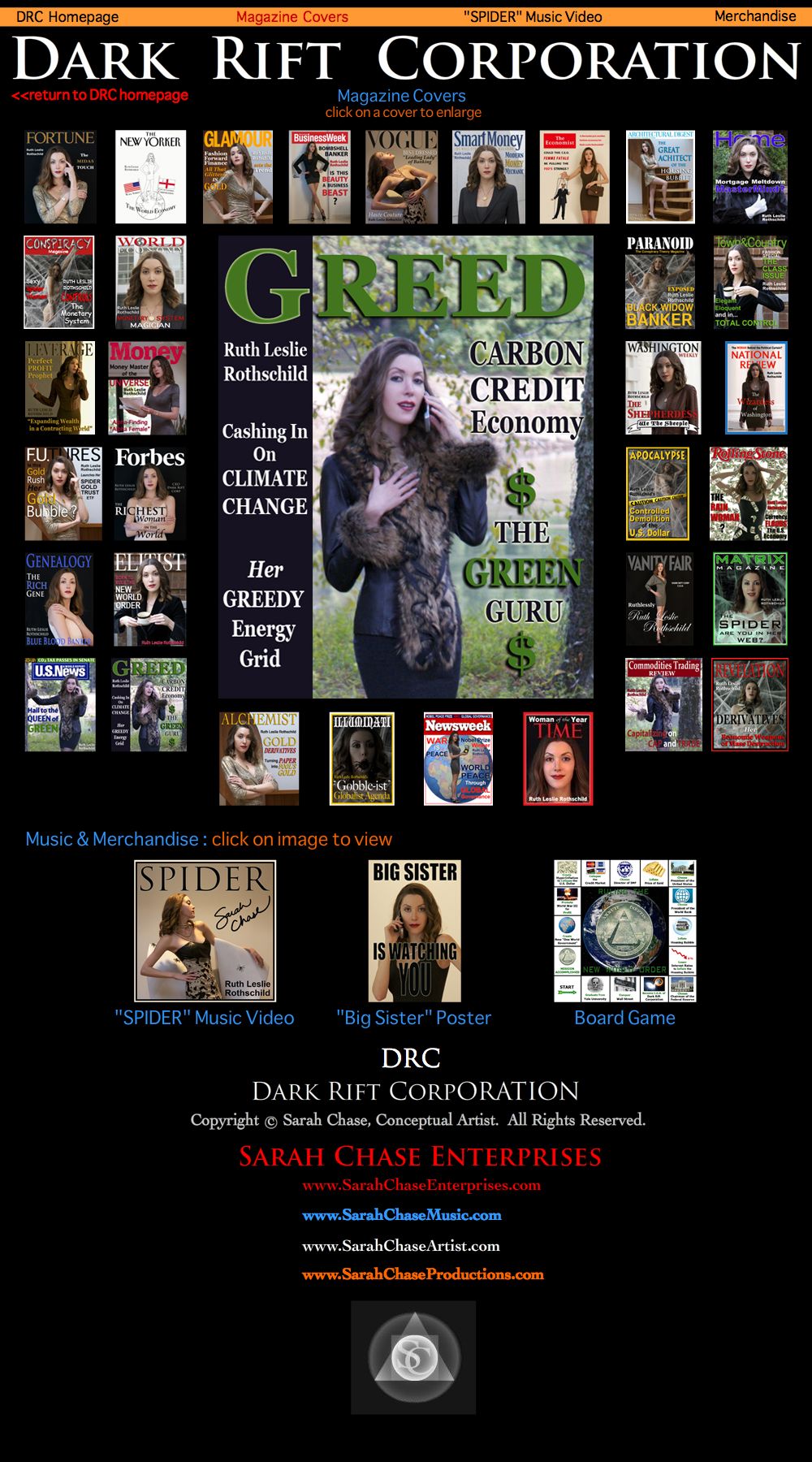 Ruth Leslie Rothschild Greed Magazine